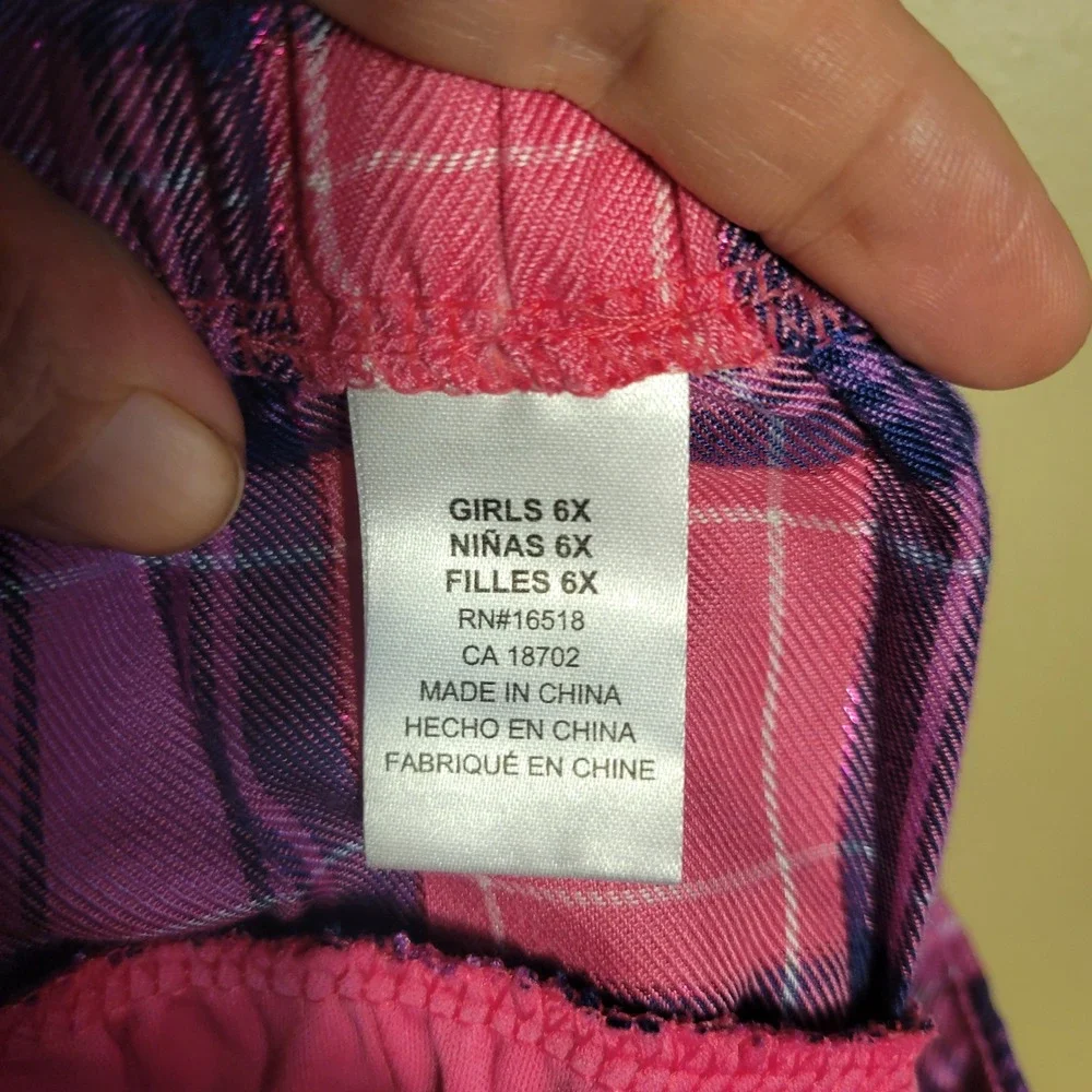 Dollie & Me Girls 6X Matching Outfit Set Purple Pink Plaid Skirt Bolero 3 PC NEW